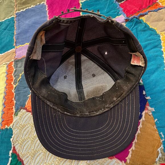 Vintage USS Davidson FF-1045 Military Black Hat - Picture 4 of 6